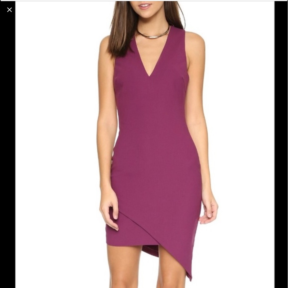 Elizabeth & James Rosa Asymmetric Hem Dress